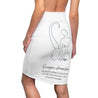 Scorpio Mantra Pencil Skirt - White