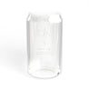 Libra Mantra Eco-Friendly Sipper Glass, Reusable Drinkware, Perfect for Smoothies, Water, Gifts for All Occasions, Sustainable Lifestyle, Bamboo Lid