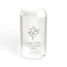 Pisces Mantra Eco-Friendly Sipper Glass, Reusable Drinkware, Perfect for Smoothies, Water, Gifts for All Occasions, Sustainable Lifestyle, Bamboo Lid