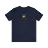 Pisces GOLD Symbol Short Sleeve Tee