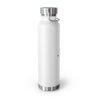Aries Copper Vacuum Insulated Bottle, 22oz - White
