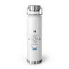 Pisces Copper Vacuum Insulated Bottle, 22oz - White