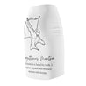 Sagittarius Mantra Pencil Skirt - White