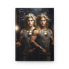 Gemini Hardcover Journal Matte - Male Twins