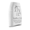 Sagittarius Mantra Pencil Skirt - White