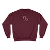 Capricorn GOLD Symbol Champion Sweatshirt