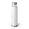 Aries Copper Vacuum Insulated Bottle, 22oz - White