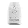Capricorn Mantra Pencil Skirt - White