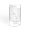 Aries Mantra Eco-Friendly Sipper Glass, Reusable Drinkware, Perfect for Smoothies, Water, Gifts for All Occasions, Sustainable Lifestyle, Bamboo Lid