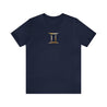 Gemini GOLD Symbol Short Sleeve Tee