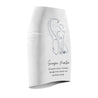 Scorpio Mantra Pencil Skirt - White