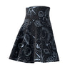 Starry Night Women's Skater Skirt - Black