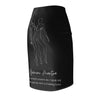 Gemini Mantra Pencil Skirt - Black