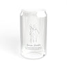 Gemini Mantra Eco-Friendly Sipper Glass, Reusable Drinkware, Perfect for Smoothies, Water, Gifts for All Occasions, Sustainable Lifestyle, Bamboo Lid