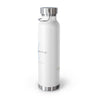 French Pisces Copper Vacuum Insulated Bottle, 22oz - White