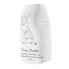 Taurus Mantra Pencil Skirt - White