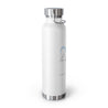 French Aries Copper Vacuum Insulated Bottle, 22oz - White