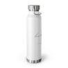 French Pisces Copper Vacuum Insulated Bottle, 22oz - White