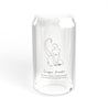 Scorpio Mantra Eco-Friendly Sipper Glass, Reusable Drinkware, Perfect for Smoothies, Water, Gifts for All Occasions, Sustainable Lifestyle, Bamboo Lid