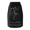 Cancer Mantra Pencil Skirt - Black