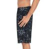 Starry Night Men's Board Shorts - Black