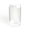 Libra Mantra Eco-Friendly Sipper Glass, Reusable Drinkware, Perfect for Smoothies, Water, Gifts for All Occasions, Sustainable Lifestyle, Bamboo Lid