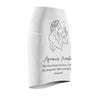 Aquarius Mantra Pencil Skirt - White