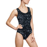 Starry Night Women's Classic One-Piece Swimsuit - Black