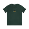 Gemini GOLD Symbol Short Sleeve Tee