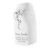 Cancer Mantra Pencil Skirt - White