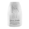 Gemini Mantra Pencil Skirt - White