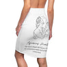 Aquarius Mantra Pencil Skirt - White