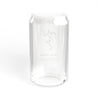 Cancer Mantra Eco-Friendly Sipper Glass, Reusable Drinkware, Perfect for Smoothies, Water, Gifts for All Occasions, Sustainable Lifestyle, Bamboo Lid