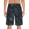 Starry Night Men's Board Shorts - Black