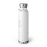 French Aries Copper Vacuum Insulated Bottle, 22oz - White