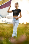 Gemini Element Champion Women's Cropped T-Shirt - Black