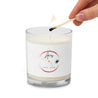 Aries Constellation Glass jar soy wax candle