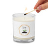 Virgo Glass jar soy wax candle