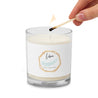 Libra Glass jar soy wax candle