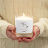 Gemini Constellation Glass jar soy wax candle