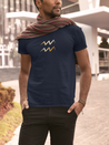 Aquarius GOLD Symbol Short Sleeve Tee