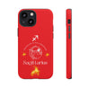 Sagittarius Cell Phone Cases - Tough - Red