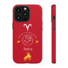 Aries Cell Phone Cases - Tough - Red