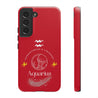 Aquarius Cell Phone Cases - Tough - Red