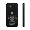 Gemini Cell Phone Cases - Tough - Black