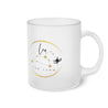 Leo Frosted Glass Mug