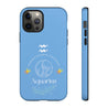 Aquarius Cell Phone Cases - Tough - Blue