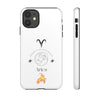 Aries Cell Phone Cases - Tough - White