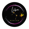 Libra Mouse Pad - Round & Black