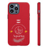 Aquarius Cell Phone Cases - Tough - Red